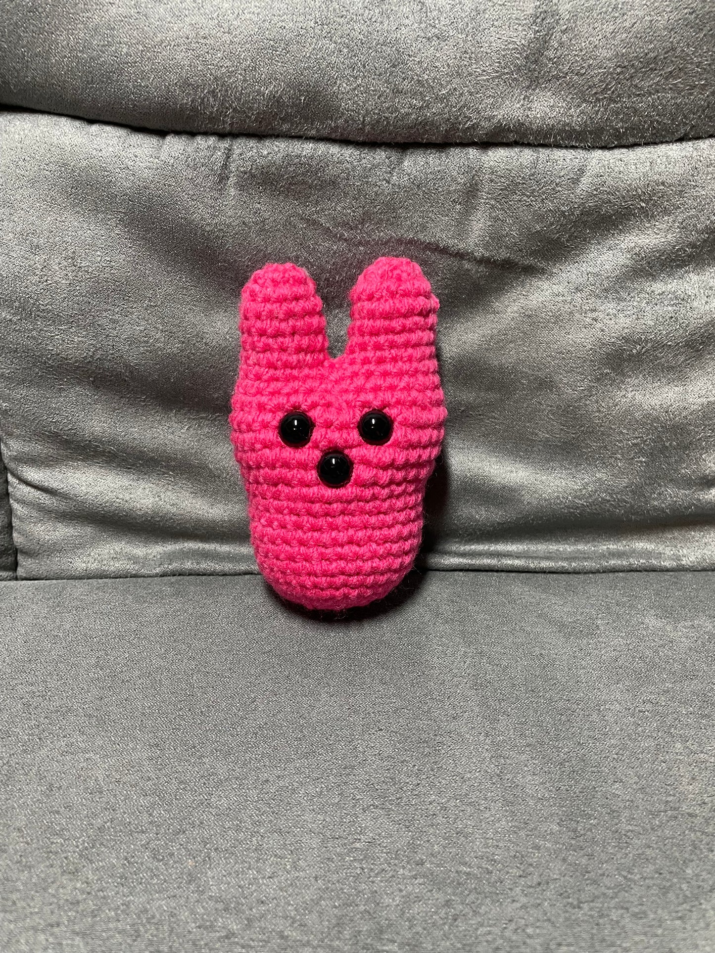 Tiny pink peep bunny